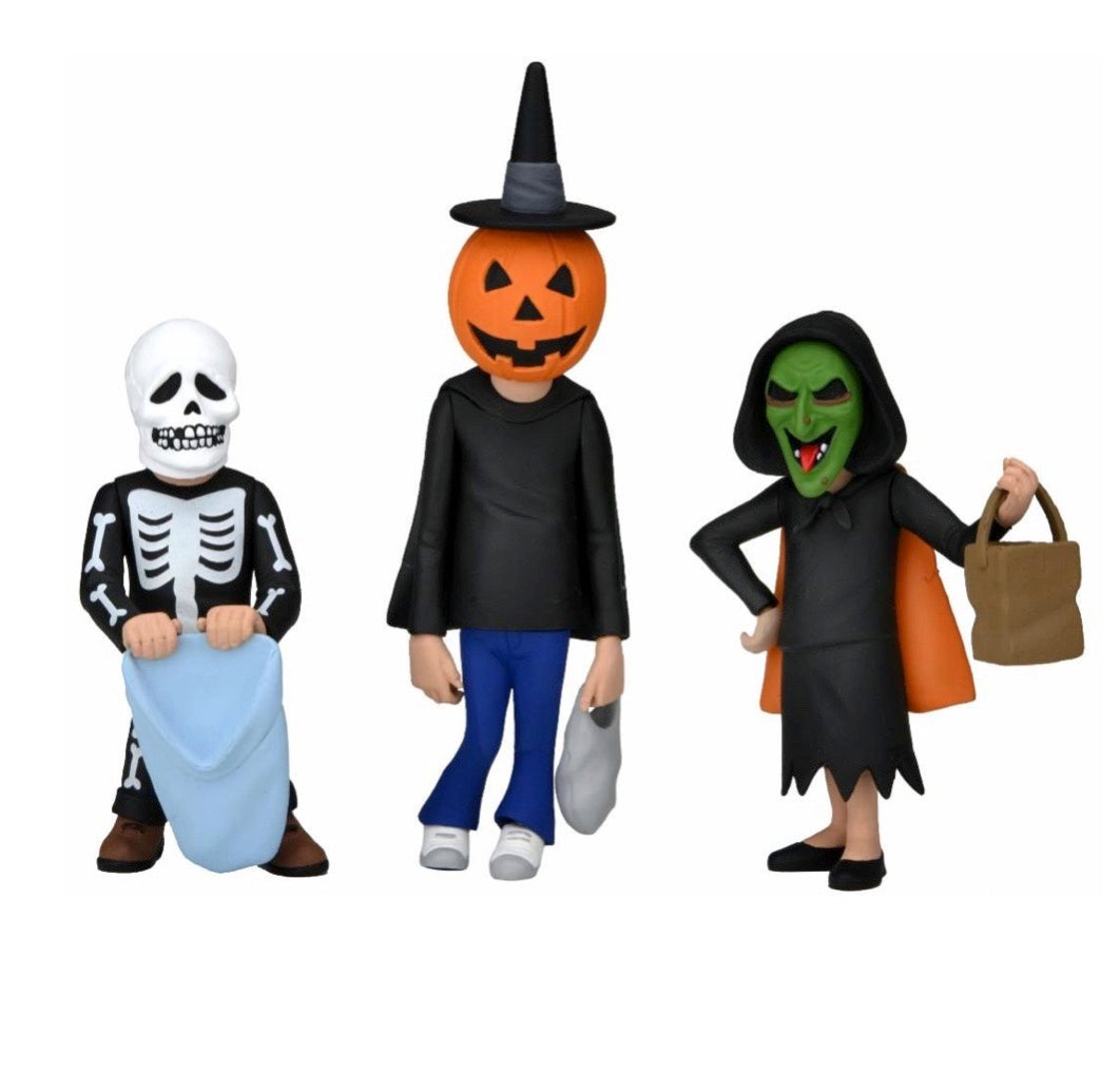 Halloween 3 Season Of The Witch Toony Terrors Trick Or Treaters 6 Inch Scale Action Figure 3-Pack (Myers)