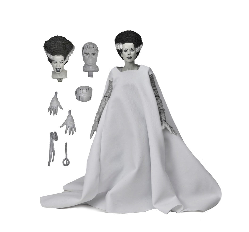 Universal Monsters (B/W) Bride Of Frankenstein Ultimate 7 Inch Scale Action Figure