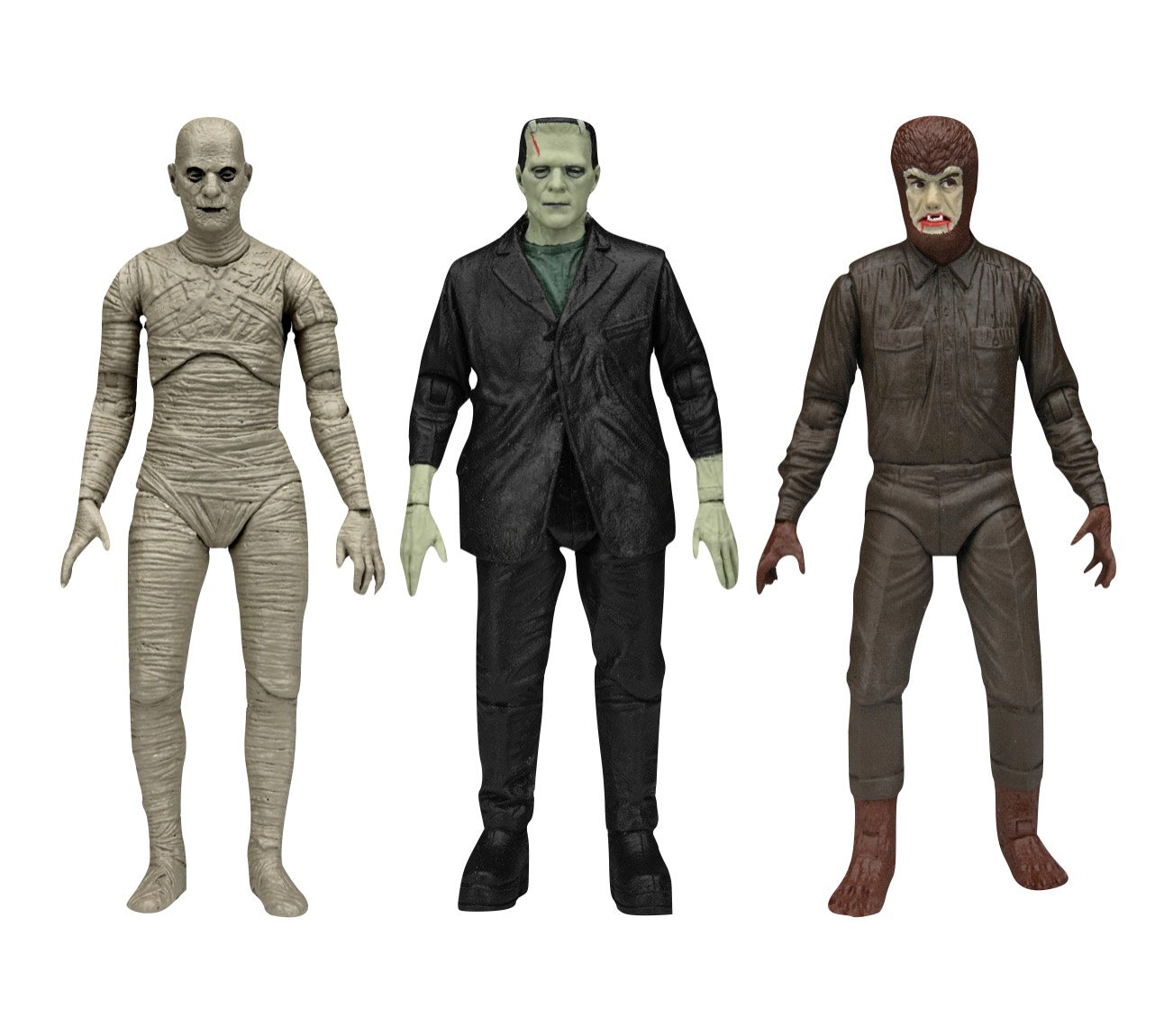 Universal Monsters Retro Glow In The Dark Assortment 7 Inch Scale Action Figures 