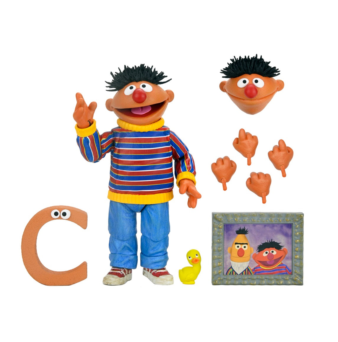 Sesame Street Bert Toony Classics 6 Inch Scale Action Figure