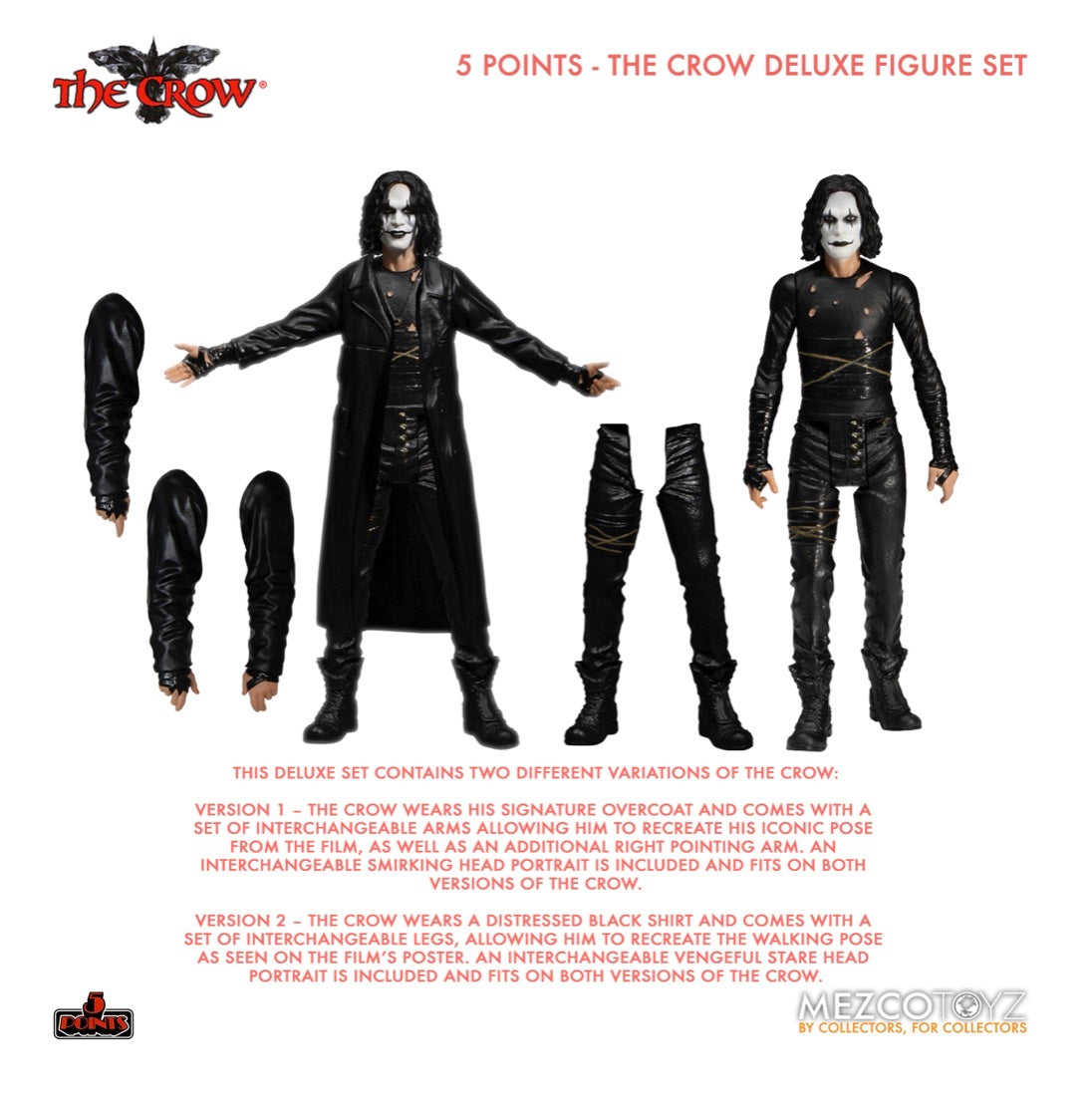 The Crow 5 Points 2 Figures Deluxe Figure Set