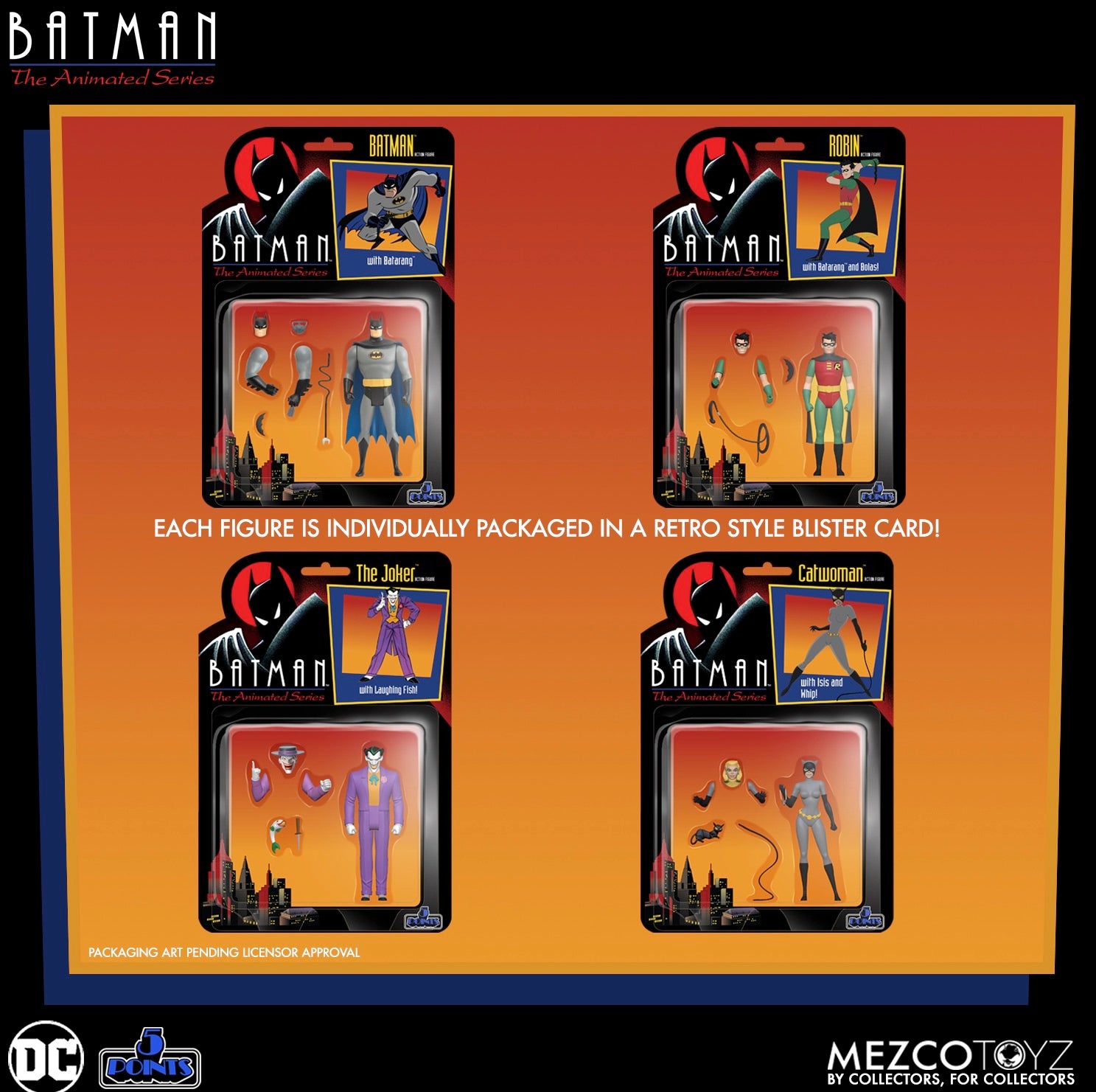Batman Animated Series 5 Points Figure Assortment Series 1