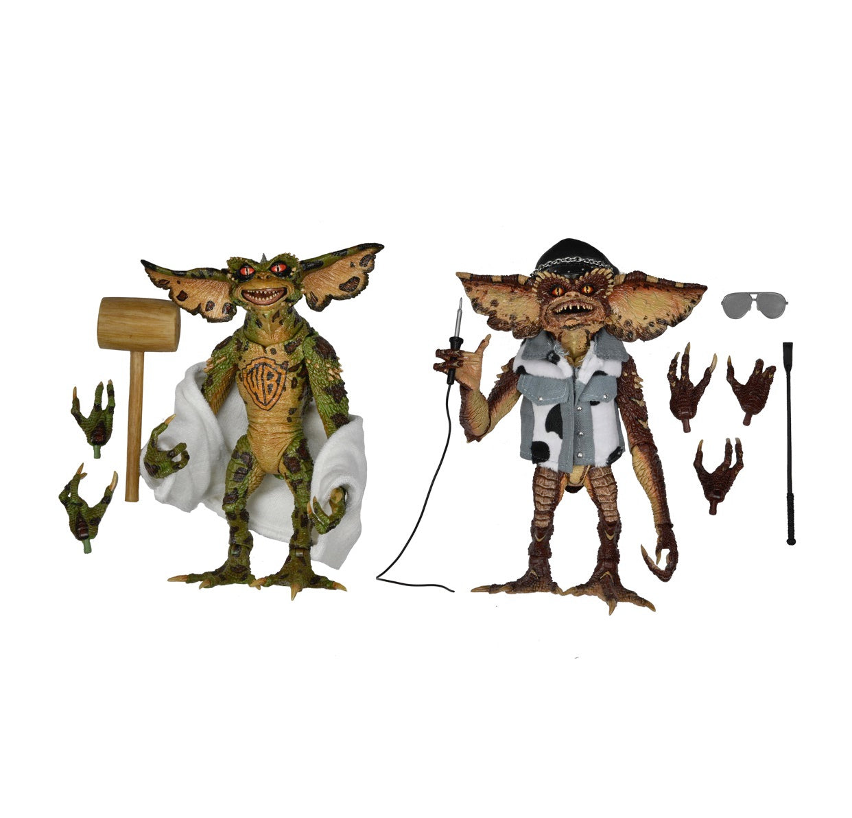 Gremlins Tattoo 2-Pack 7 Inch Scale Action Figures Gremlins 2 New Batch