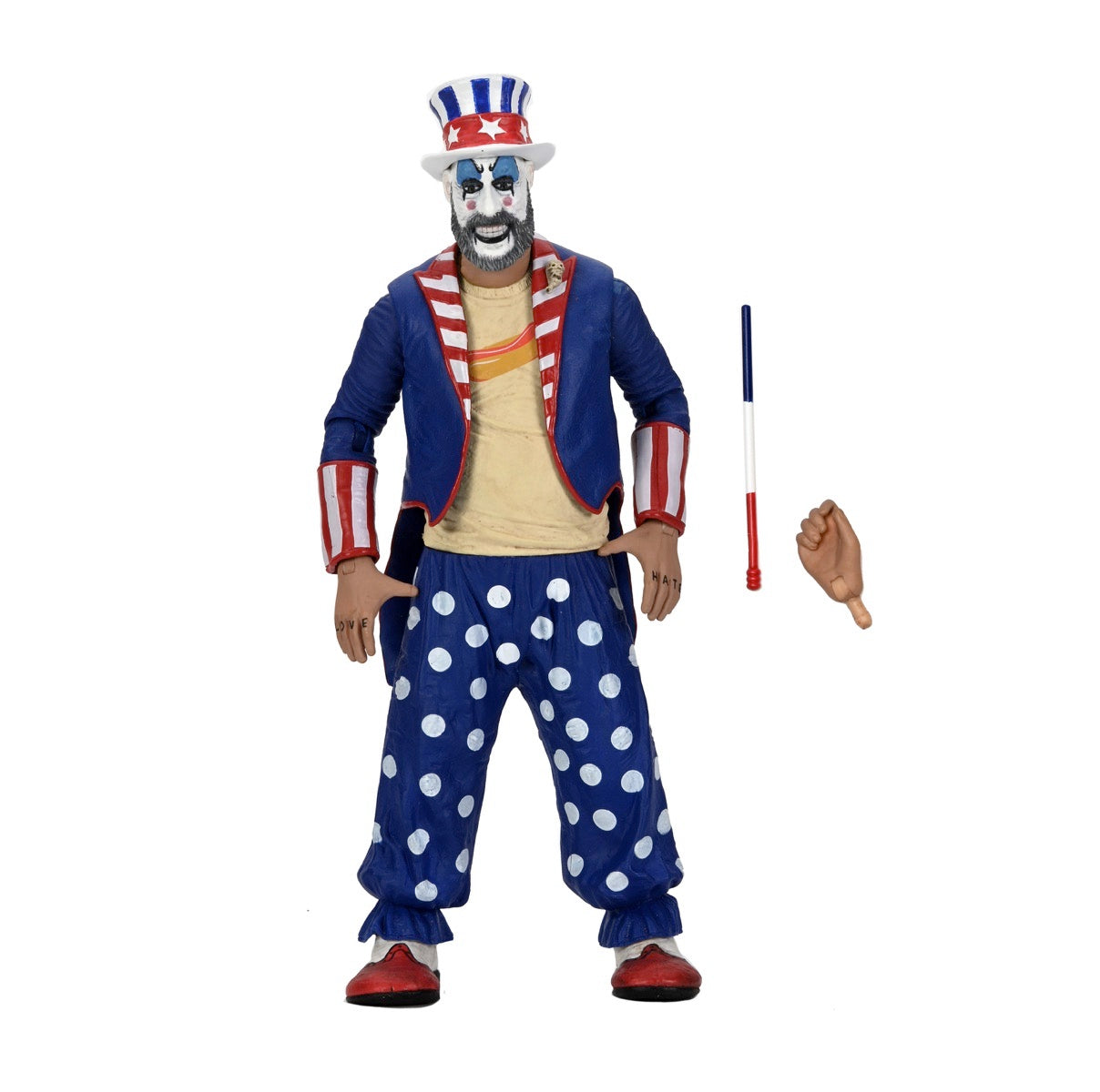 House Of 1000 Corpses 20Th Anniversary Captain Spaulding (Tailcoat) 7 Inch Scale Action Figure