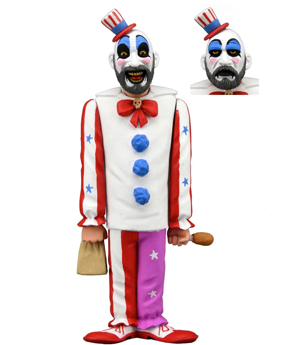 House Of 1000 Corpses Toony Terrors Captain Spaulding 6 Inch Scale Action Figure