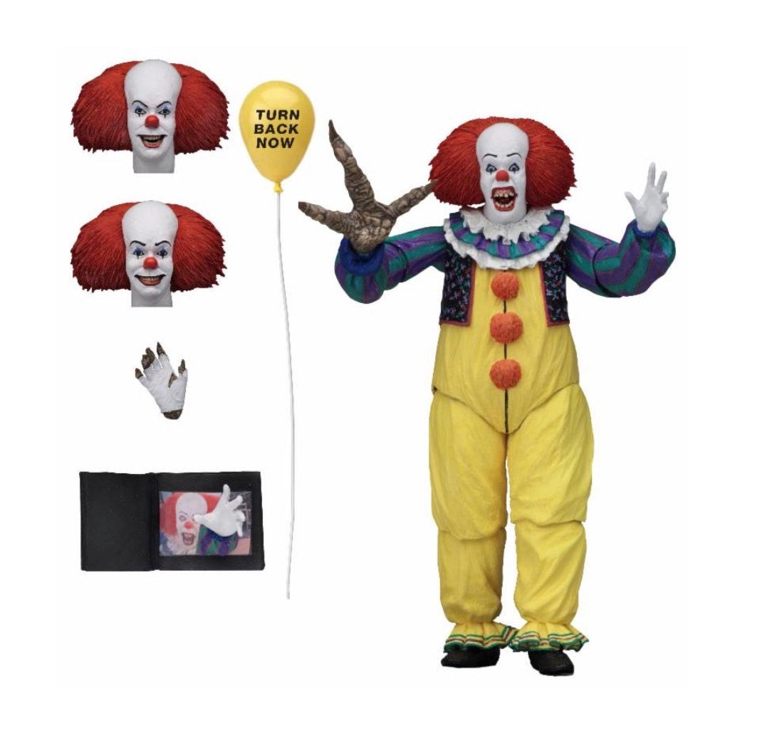 It 1990 Version 2 Ultimate Pennywise 7 Inch Scale Action Figure 