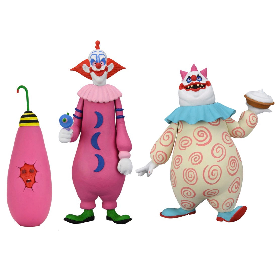 Killer Klowns From Outer Space Toony Terrors Slim And Chubby 6 Inch Scale Action Figure 2-Pack 