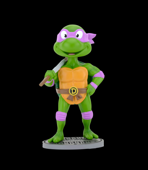 Tmnt Cartoon Donatello Head Knocker Teenage Mutant Ninja Tutles