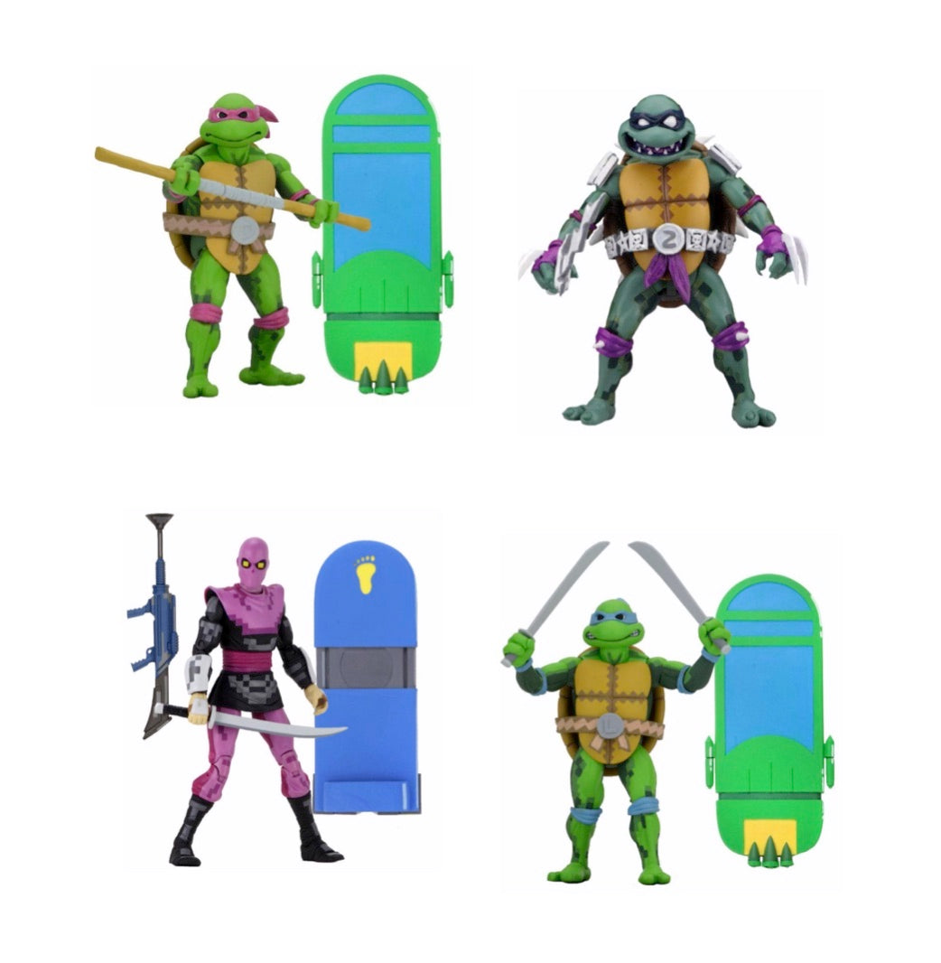 Tmnt Turtles In Time Series 1 Assortment 7 Inch Scale Action Figures - Reduction - Teenage Mutant Ninja Turtles