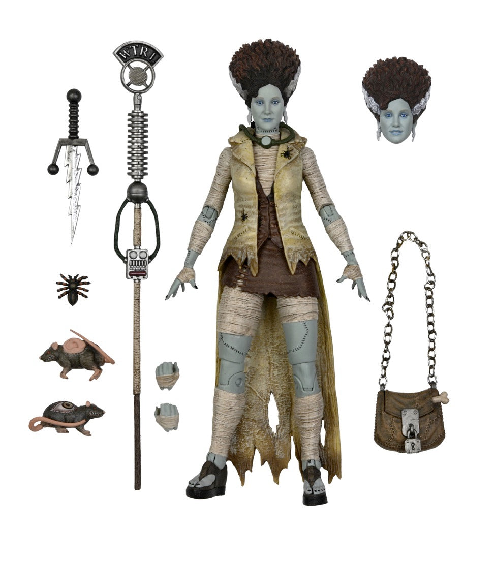 Tmnt / Universal April As The Bride Ultimate 7 Inch Scale Action Figure Universal Monsters X Teenage Mutant Ninja Turtles