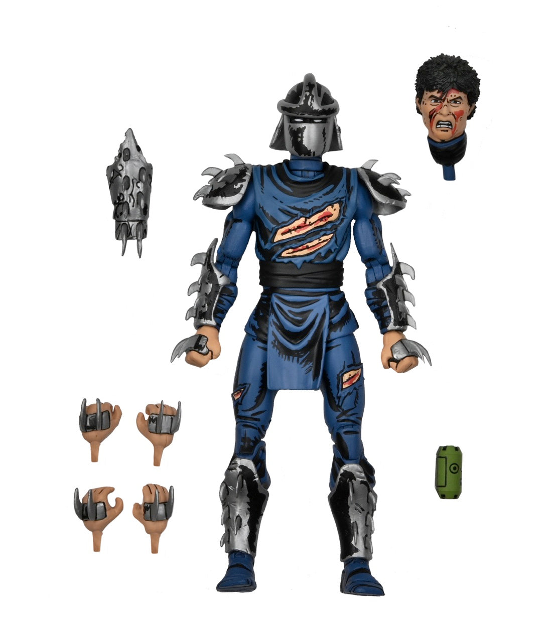 Tmnt Comic Shredder "Battle Damaged" (Mirage Comics) 7 Inch Scale Action Figure Teenage Mutant Ninja Turtles