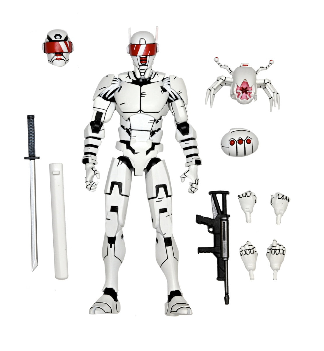 Tmnt Comic The Last Ronin - Elite Synja Patrol Bot (Tmnt Comic Book Series) Ultimate 7 Inch Scale Action Figure Teenage Mutant Ninja Turtles
