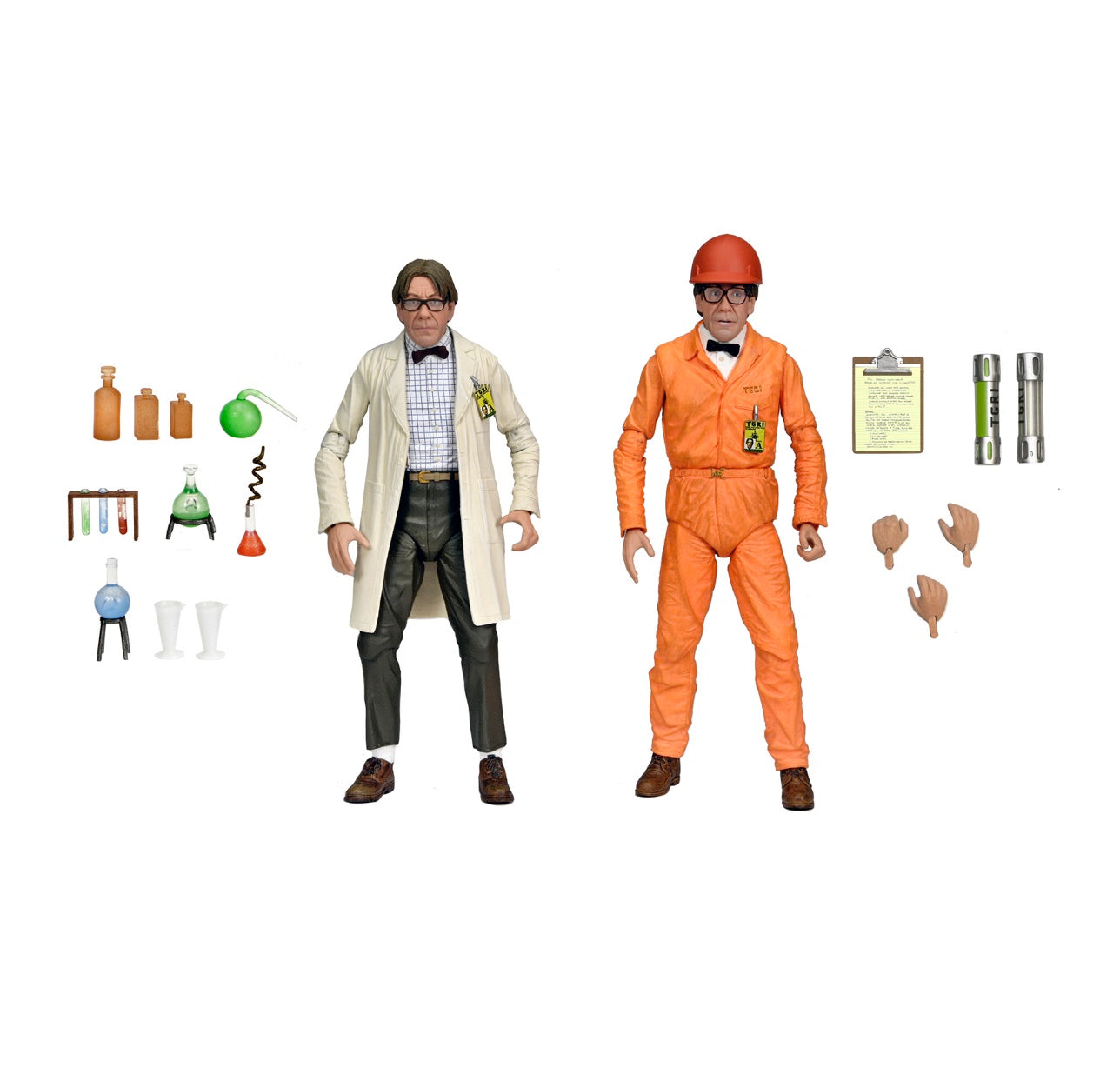 Tmnt Secret Of The Ooze Movie Lab Coat Professor Perry And Hazmat Suit Professor Perry 7 Inch Scale Action Figure 2-Pack Teenage Mutant Ninja Turtles 