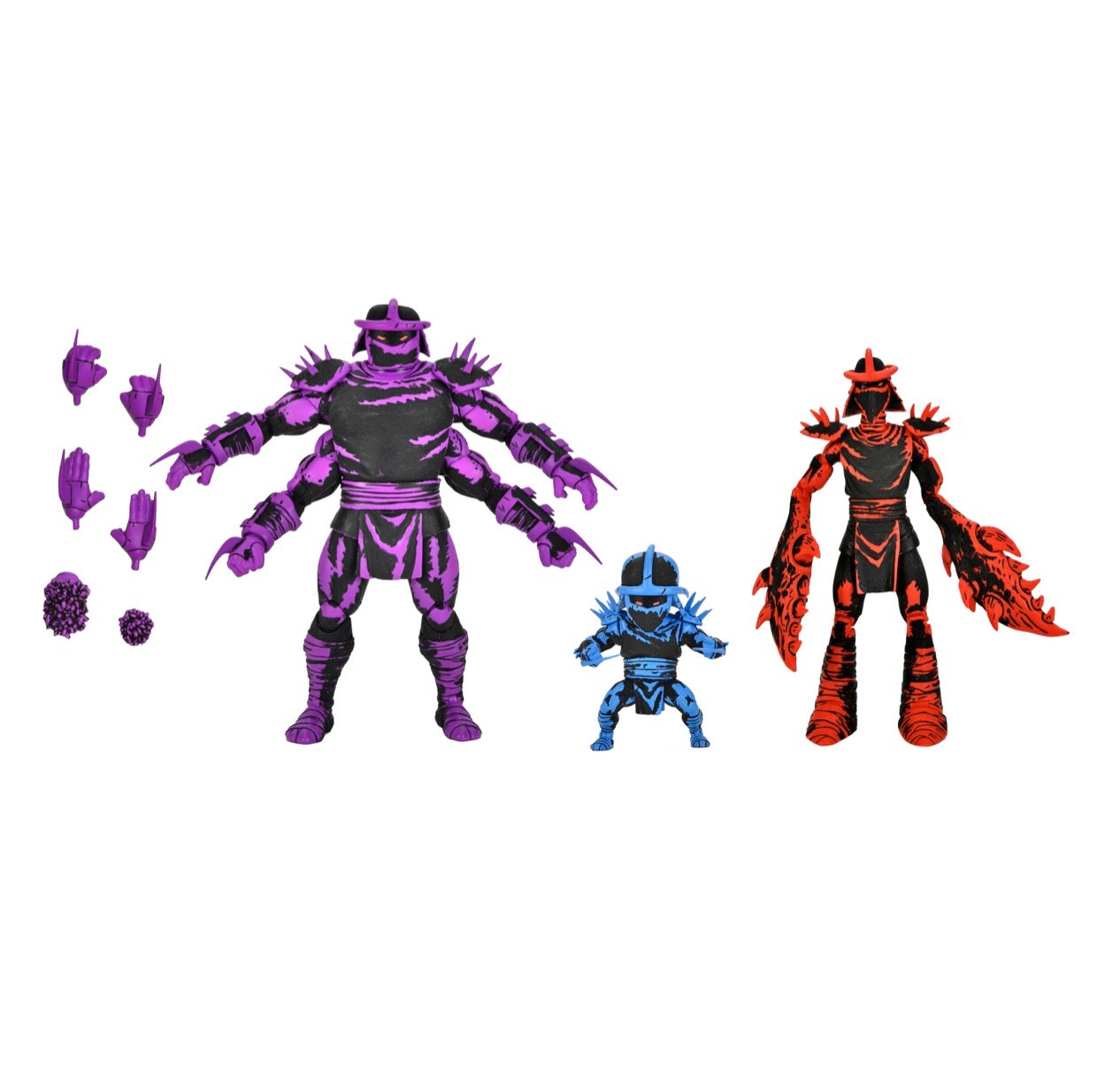 Tmnt Comic Shredder Clones (Mirage Comics) 7 Inch Scale Action Figure Box Set Teenage Mutant Ninja Turtles