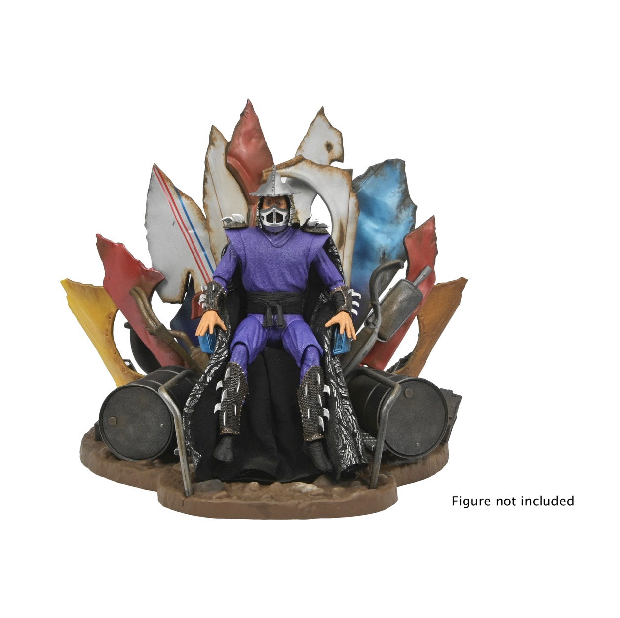 Tmnt Secret Of The Ooze Movie Shredder'S Throne 7 Inch Scale Diorama - Teenage Mutant Ninja Turtles