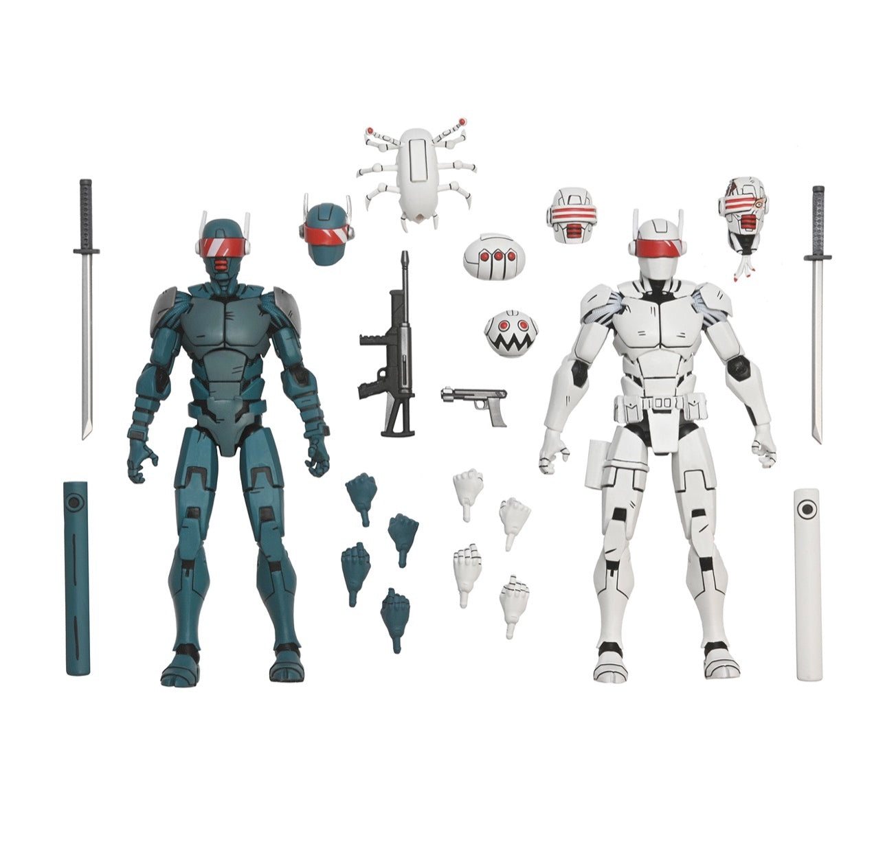 Tmnt Comic The Last Ronin - Synja Robots (Tmnt Comic Book Series) 7 Inch Scale Action Figure 2-Pack Teenage Mutant Ninja Turtles