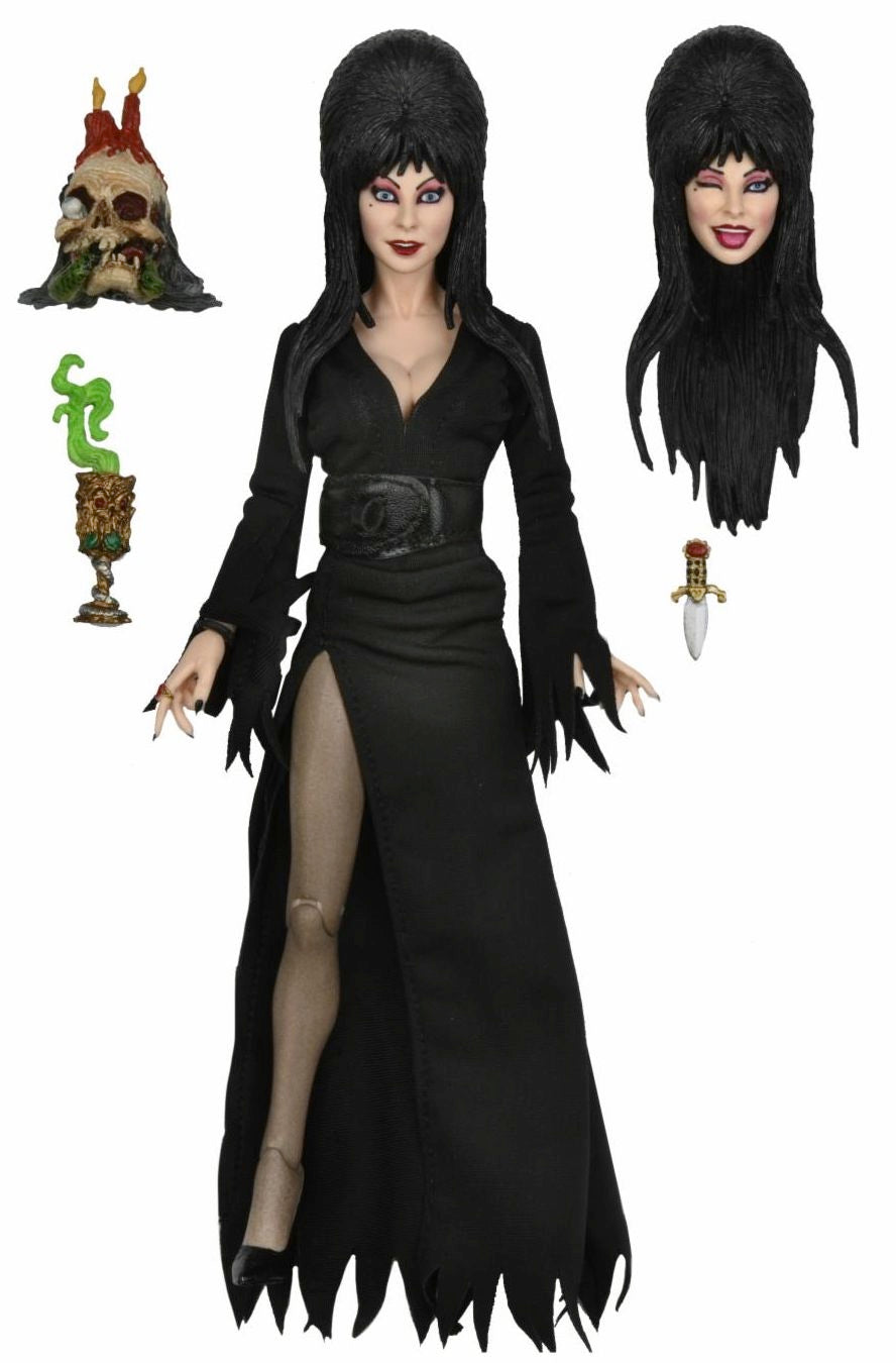 Elvira Mistress Of The Dark 8 Inch Clothed Action Figure