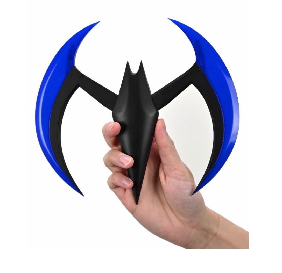 Batman Beyond Batarang Prop Replica Blue Version With Led Lights (Batman Beyond Animated Series) - Reduction