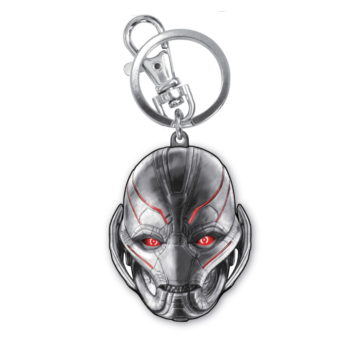 Avengers Ultron Head Pewter Key Ring (Marvel) (In Pick N Mix #6)