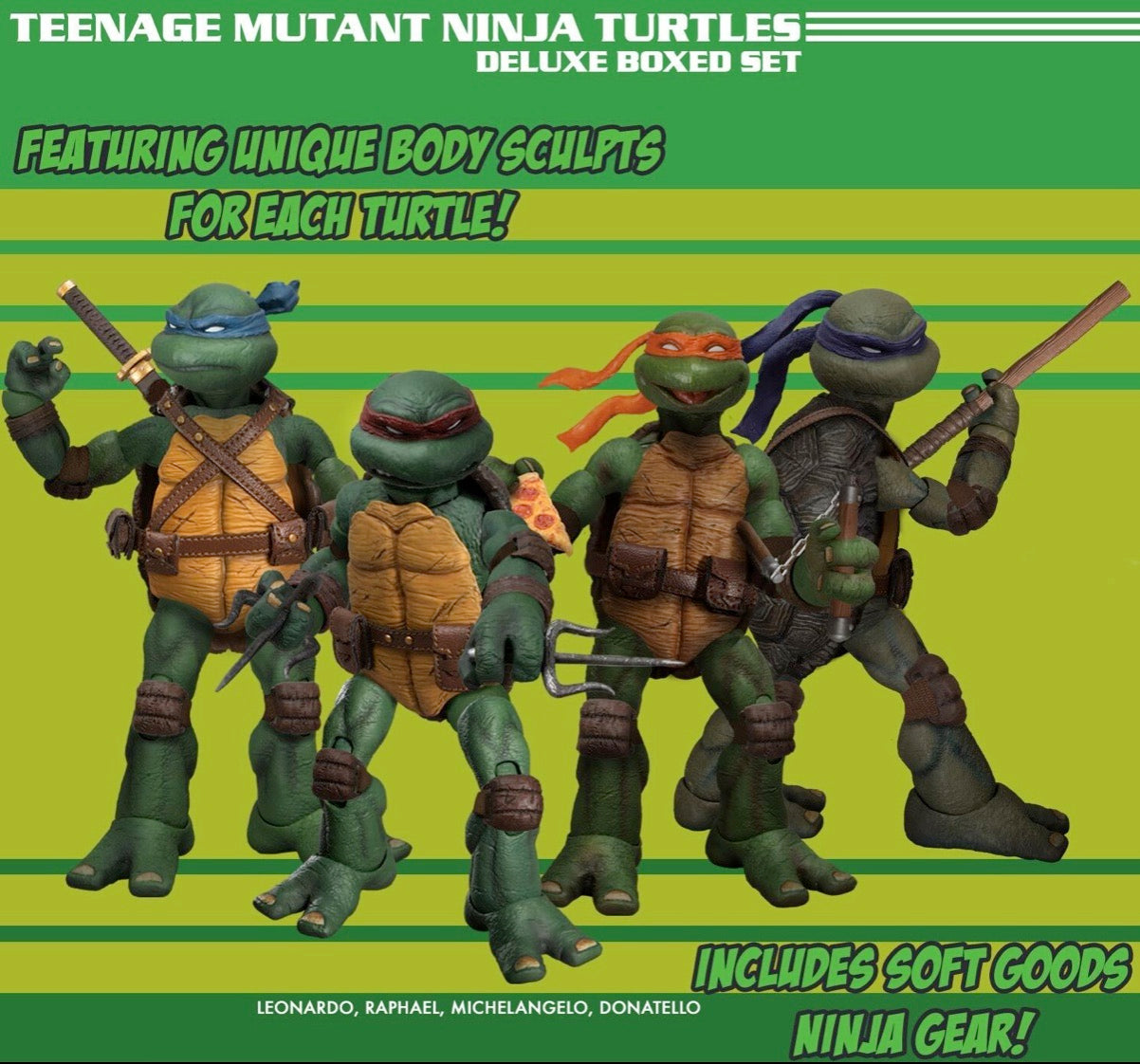 Tmnt One:12 Collective Deluxe Boxed Set Teenage Mutant Ninja Turtles