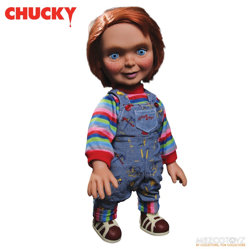 Chucky "Nice / Happy Face" 15 Inch Mds Mega Scale Figure With Sound - Star Images Uk Exclusive