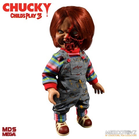 Chucky "Pizza Face" 15 Inch Mds Mega Scale Figure With Sound - Star Images Uk Exclusive