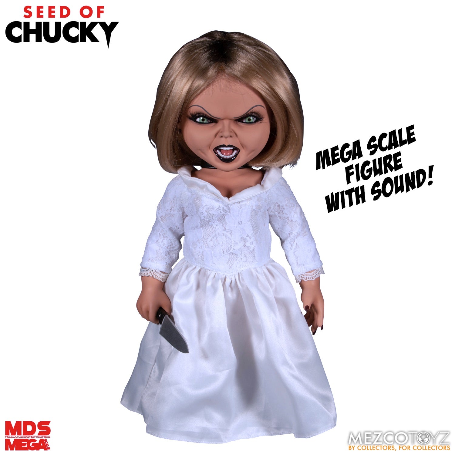 Chucky "Tiffany" Seed Of Chucky 15 Inch Mds Mega Scale Figure With Sound 