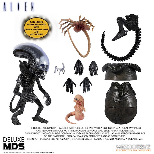 Alien Deluxe 6 Inch Mezco Designer Series (Mds) Figure 