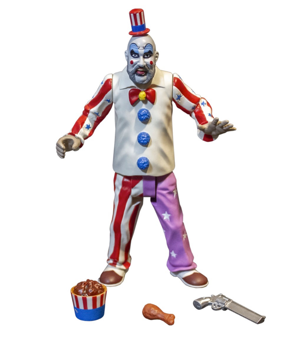 House Of 1000 Corpses Captain Spaulding Finger Lickin' Pistol Whippin' 5 Inch Action Figure