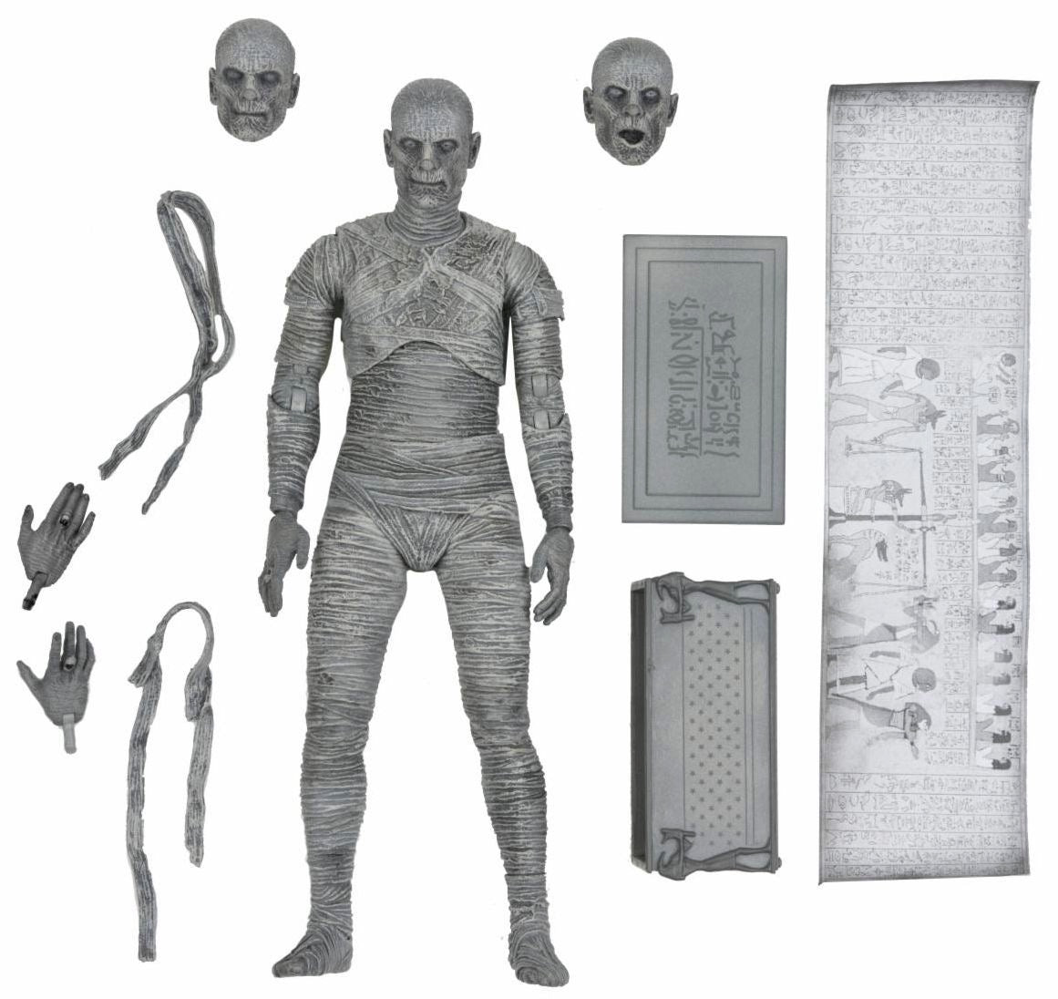 Universal Monsters (B/W) Mummy Ultimate 7 Inch Scale Action Figure 