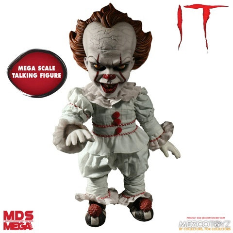 It 2017 Pennywise 15 Inch Mds Mega Scale Figure With Sound 