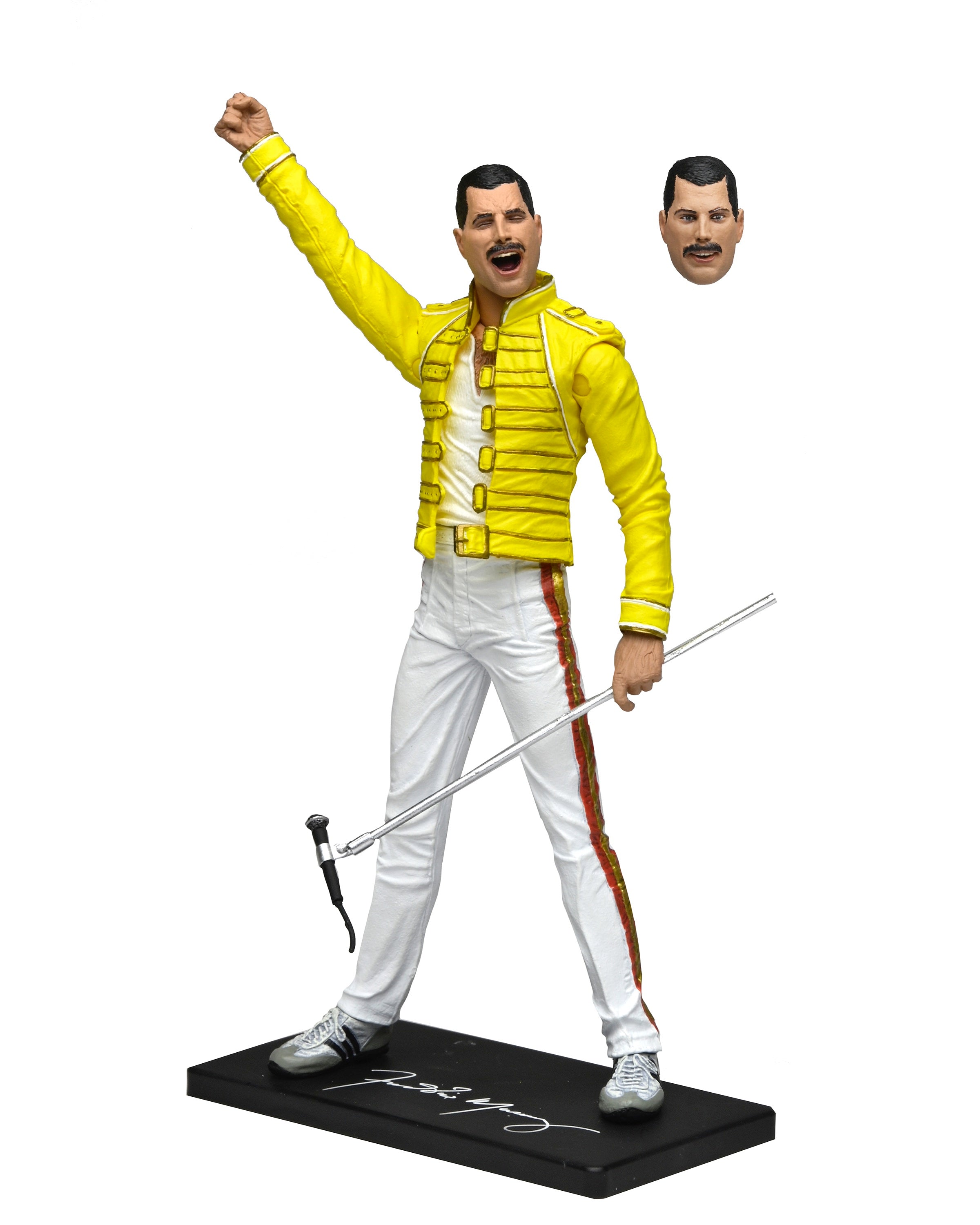 Queen Freddie Mercury Yellow Jacket 7 Inch Scale Action Figure