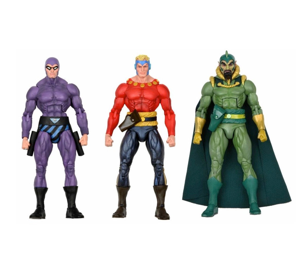 Original Superheroes Series 1 Assortment 7 Inch Scale Action Figures King Features - Reduction 